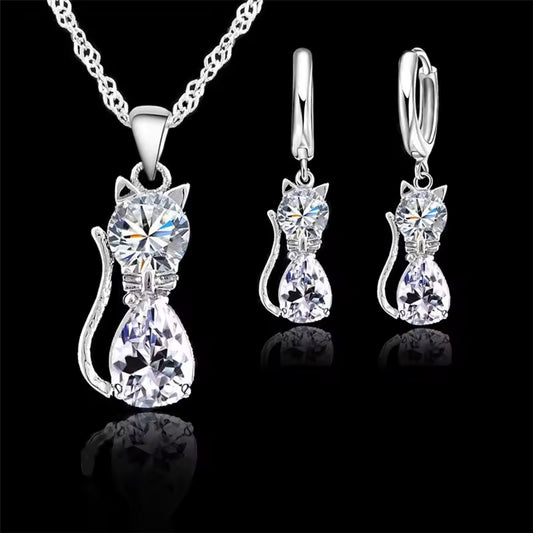 cat pendant necklace